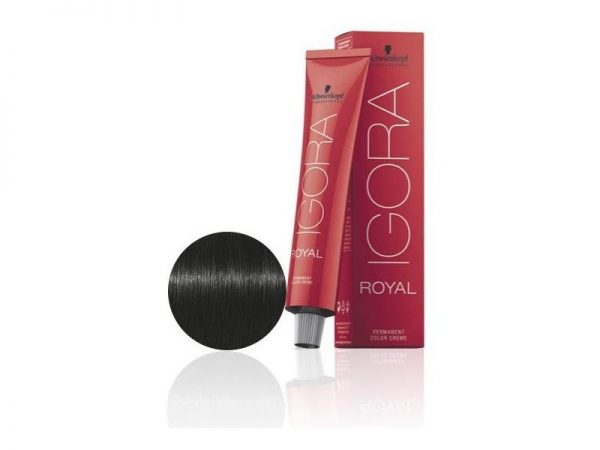 SCHWARZKOPF IGORA ROYAL COLOR CREME ΚΑΣΤΑΝΟ ΣΚΟΥΡΟ 3-0