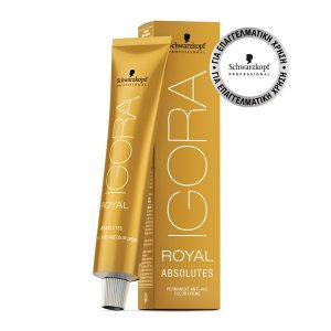 SCHWARZKOPF IGORA ROYAL ABSOLUTES COLOR CREME ΞΑΝΘΟ ΜΕΣΑΙΟ ΜΑΡΟΝ ΦΥΣΙΚΟ 7-60