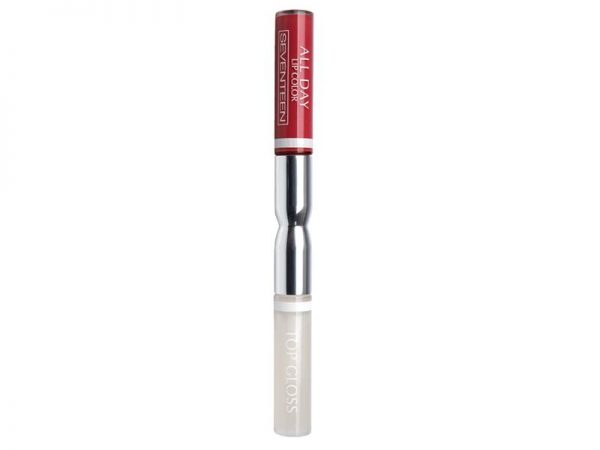 SEVENTEEN ALL DAY LIP COLOR & TOP GLOSS RED NO. 07