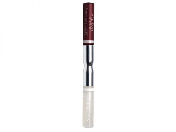 SEVENTEEN ALL DAY LIP COLOR & TOP GLOSS RED WINE NO. 16