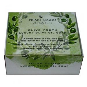 PRIMO BAGNO BATH & BODY STORIES OLIVE YOUTH LUXURY OLIVE OIL ΣΑΠΟΥΝΙ 130G