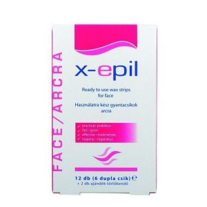 X-epil Ταινίες Αποτρίχωσης Προσώπου με κρύο κερί normal 15G