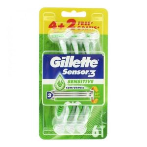 Gillette Sensor 3 Sensitive 6τμχ