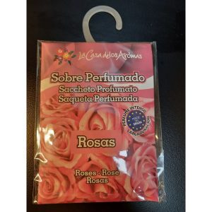 LA CASA DE LAS AROMAS Αρωματικά φακελάκια μεγάλης διάρκειας με άρωμα Τριαντάφυλλο