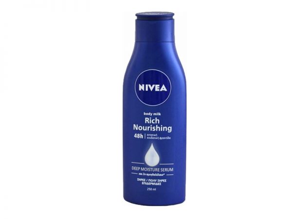 Nivea Rich Nourishing Body Milk 48h Ξηρές / Πολύ Ξηρές Επιδερμίδες 250 ML
